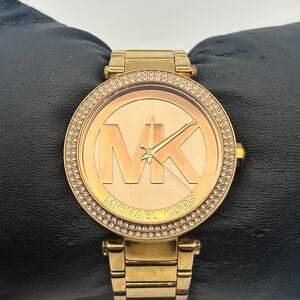 Michael Kors MK-5865 Rose Gold Stainless Steel Analog Dial Quartz Watch